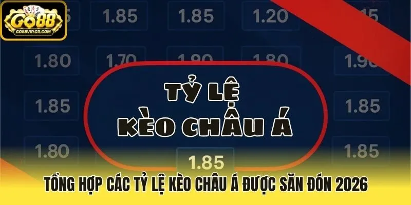 Tổng hợp các tỷ lệ kèo Châu Á được săn đón 2026
