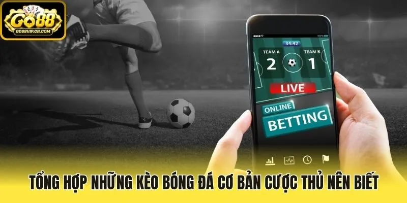 Tổng hợp những kèo bóng đá cơ bản cược thủ nên biết